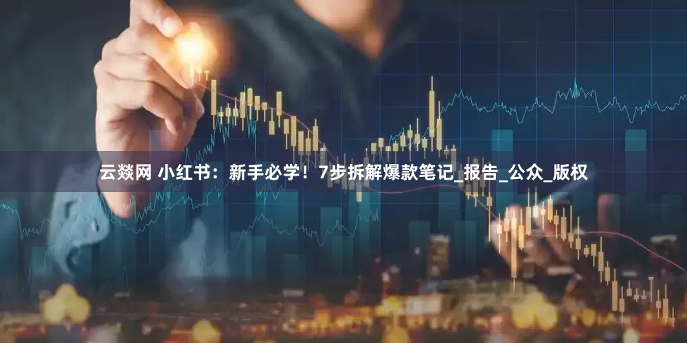 云燚网 小红书：新手必学！7步拆解爆款笔记_报告_公众_版权
